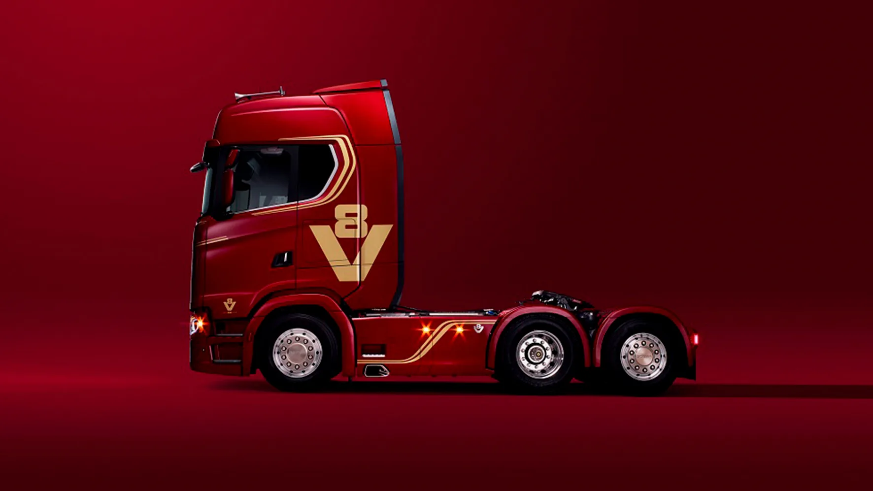 Scania striping